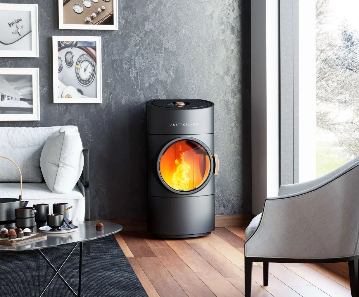 Clou compact Pellet Ambiente Fenster